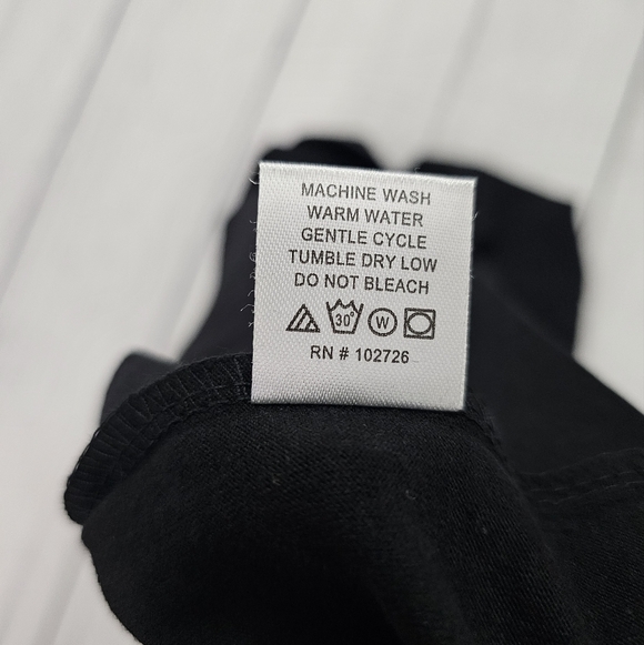 6 Pack Small Black Deluxe Cotton T-Shirt - Picture 3 of 10